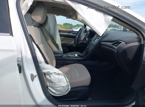 3FA6P0G70LR197609 2020 FORD FUSION White Vista interior delantera