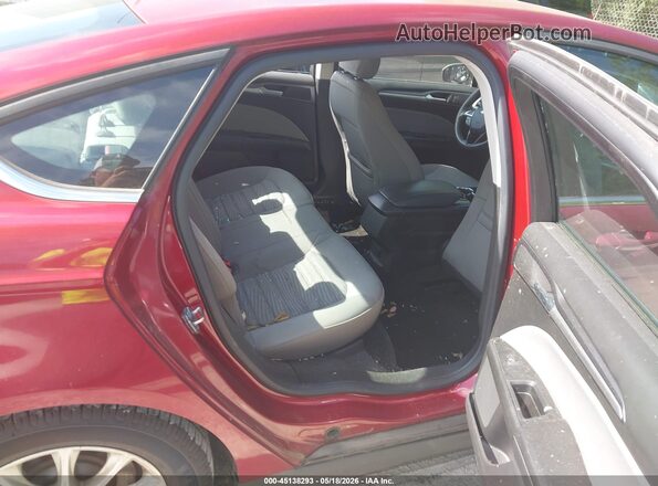 3FA6P0G71GR394407 2016 FORD FUSION Red VIN კოდის სტიკერის ხედი