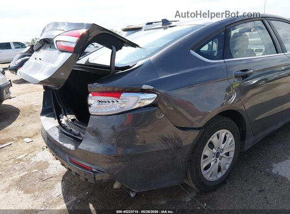 3FA6P0G74LR188296 2020 FORD FUSION Gray Вид спереду
