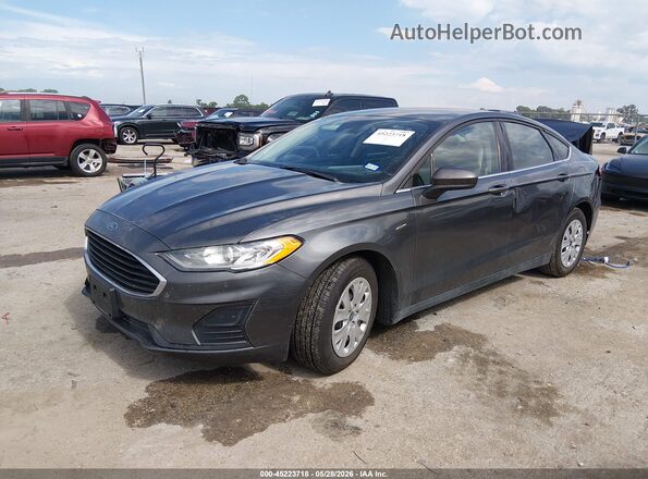 3FA6P0G74LR188296 2020 FORD FUSION Gray Передня ліва чверть