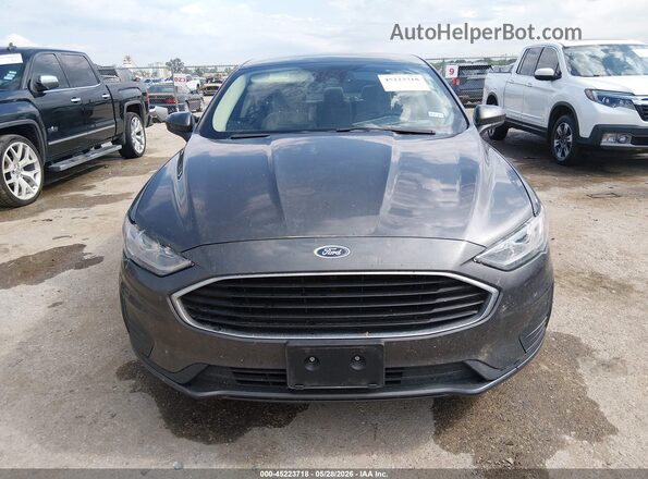 3FA6P0G74LR188296 2020 FORD FUSION Gray Вид щитка приладів