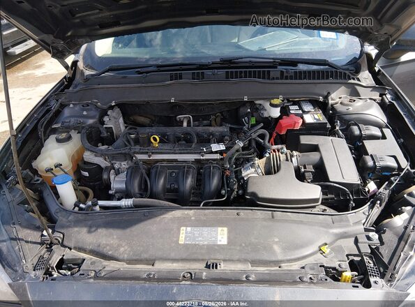 3FA6P0G74LR188296 2020 FORD FUSION Gray Вид ззаду
