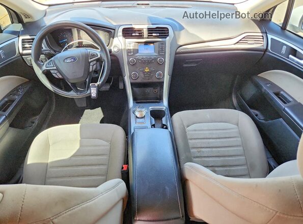3FA6P0G75LR112179 2020 FORD FUSION White Вид панелі приладів