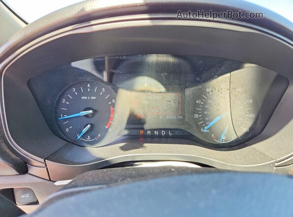 3FA6P0G75LR112179 2020 FORD FUSION White Вид щитка приладів