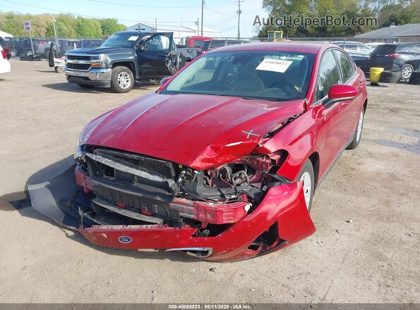 3FA6P0G75LR162824 2020 FORD FUSION Red წინა ხედი