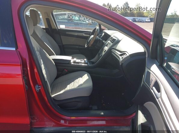 3FA6P0G75LR162824 2020 FORD FUSION Red წინა სალონის ხედი