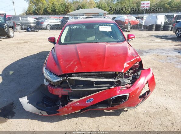 3FA6P0G75LR162824 2020 FORD FUSION Red უკანა სალონის ხედი