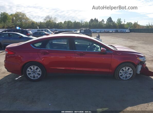 3FA6P0G75LR162824 2020 FORD FUSION Red სალონის 360-გრადუსიანი ხედი