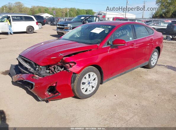 3FA6P0G75LR162824 2020 FORD FUSION Red წინა მარცხენა ხედი სამი მეოთხედიდან