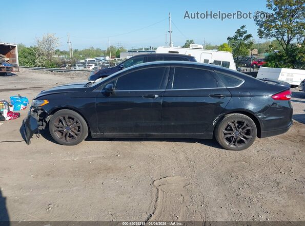 3FA6P0G77JR144306 2018 FORD FUSION Black 360 interior view
