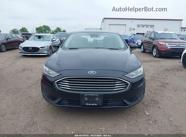 3FA6P0G79KR133373 2019 FORD FUSION Black Vista del cuadro de instrumentos