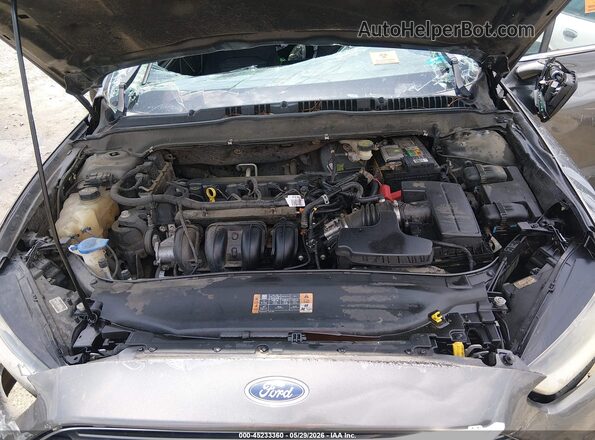 3FA6P0H70GR243203 2016 FORD FUSION Серый Вид сзади