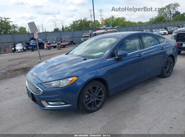 3FA6P0H71JR179549 2018 FORD FUSION Gray Առջևի ձախ երեք քառորդ տեսարան
