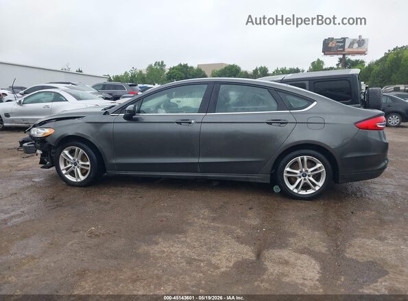 3FA6P0H71JR182242 2018 FORD FUSION Gray 