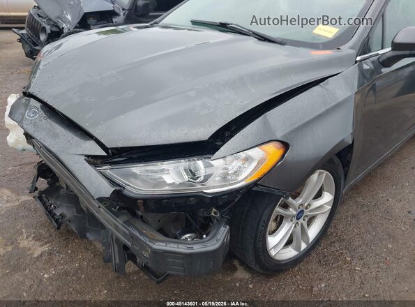 3FA6P0H71JR182242 2018 FORD FUSION Gray Դիմացի տեսք