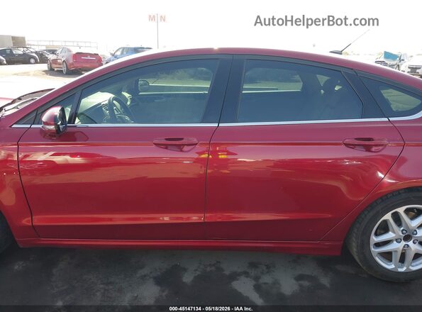3FA6P0H72GR134452 2016 FORD FUSION Red 