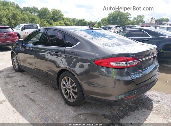 3FA6P0H72HR200726 2017 FORD FUSION Gray Trasero izquierdo