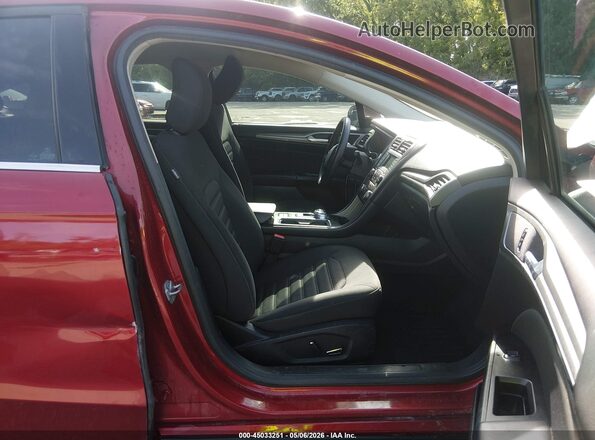 3FA6P0H72HR214948 2017 FORD FUSION Red Front interior view