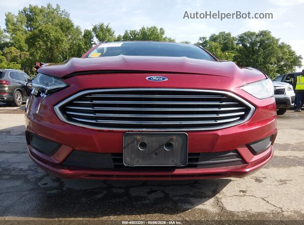 3FA6P0H72HR214948 2017 FORD FUSION Red 