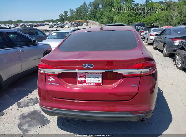 3FA6P0H72HR226730 2017 FORD FUSION Red 