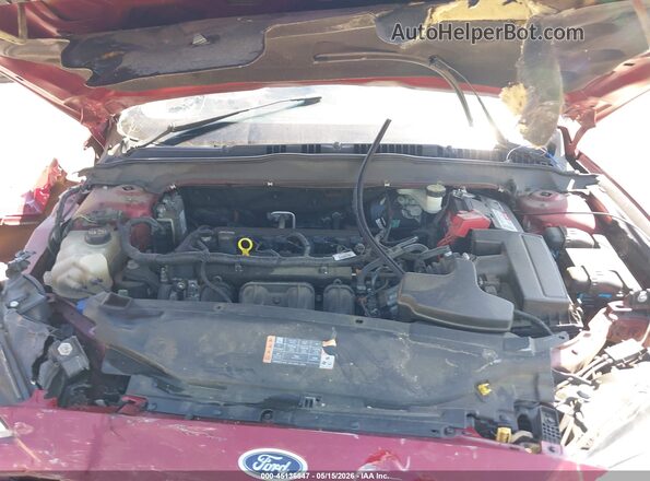 3FA6P0H72HR226730 2017 FORD FUSION Red Widok z tyłu