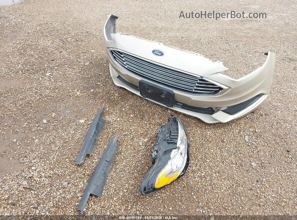 3FA6P0H72HR407259 2017 FORD FUSION Beige Instrument cluster view