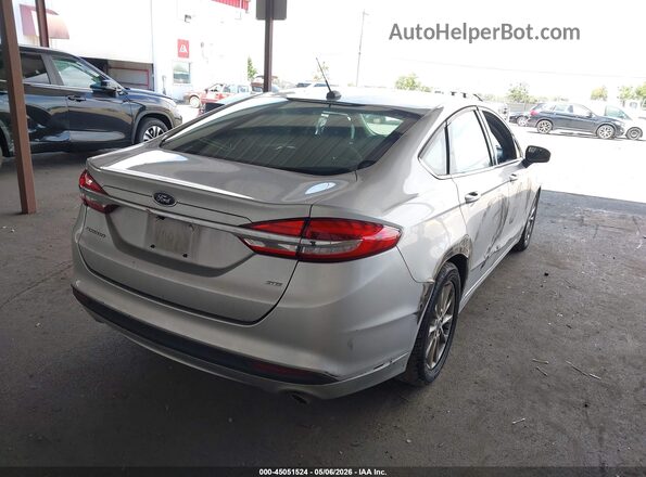 3FA6P0H74HR201599 2017 FORD FUSION Silver Trasero derecho