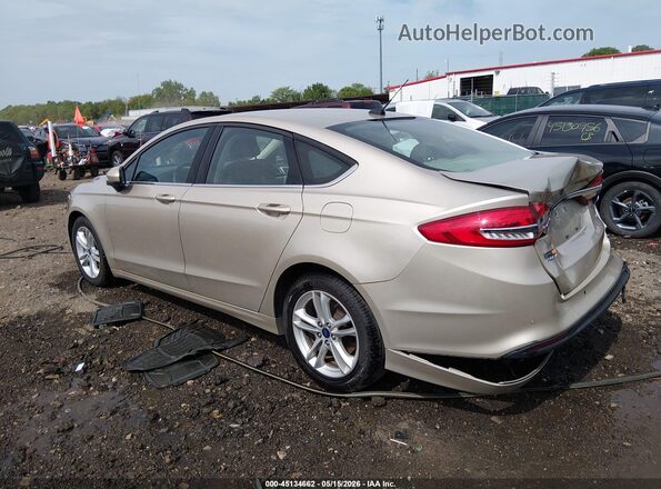 3FA6P0H74JR226962 2018 FORD FUSION Beige Հետևի ձախ
