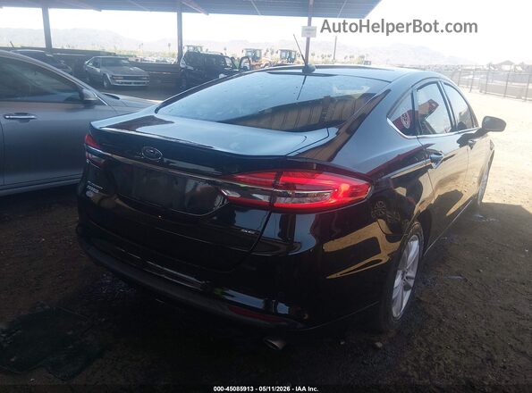 3FA6P0H74JR241087 2018 FORD FUSION Black უკანა მარჯვენა