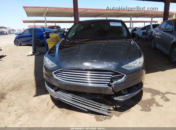 3FA6P0H74JR241087 2018 FORD FUSION Black წინა ხედი