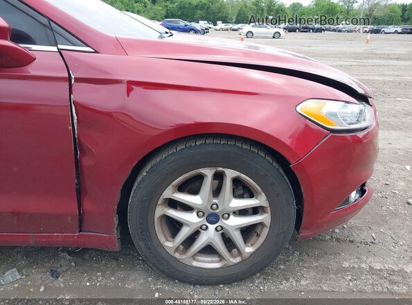 3FA6P0H75GR316159 2016 FORD FUSION Red Vista frontal