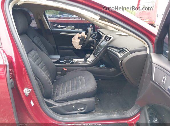 3FA6P0H75GR316159 2016 FORD FUSION Red Vista interior delantera