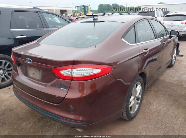 3FA6P0H76GR302397 2016 FORD FUSION Maroon უკანა მარჯვენა