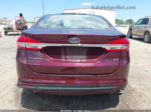 3FA6P0H77HR174575 2017 FORD FUSION Maroon 