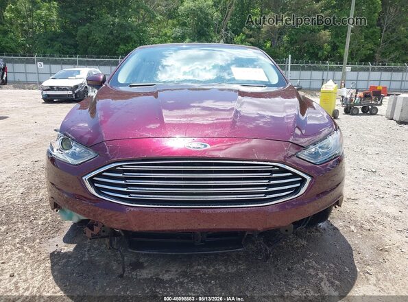 3FA6P0H77HR174575 2017 FORD FUSION Maroon 