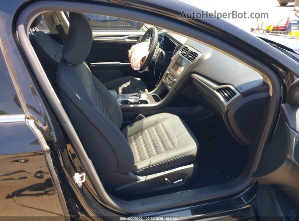 3FA6P0H77HR339976 2017 FORD FUSION Black Вид салону спереду