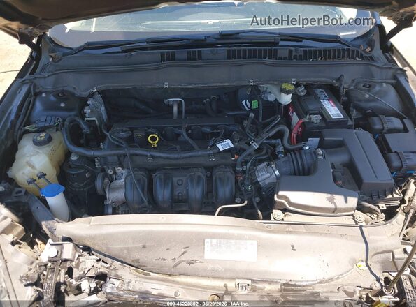 3FA6P0H77HR339976 2017 FORD FUSION Black Вид ззаду