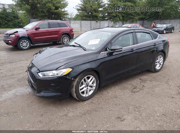 3FA6P0H78GR190010 2016 FORD FUSION Black Առջևի ձախ երեք քառորդ տեսարան
