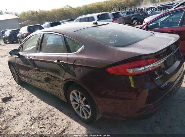 3FA6P0H78HR125210 2017 FORD FUSION Темно-бордовый 