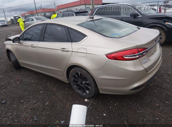 3FA6P0H78HR370198 2017 FORD FUSION Champagne Задняя левая четверть