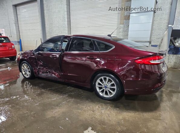 3FA6P0H78HR413602 2017 FORD FUSION Burgundy 