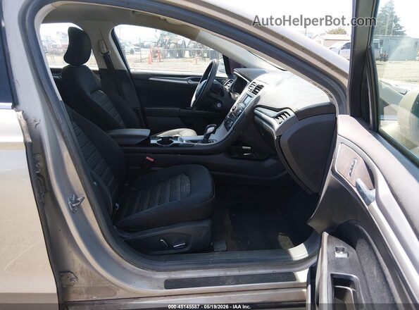 3FA6P0H79GR205484 2016 FORD FUSION Champagne Vista interior delantera
