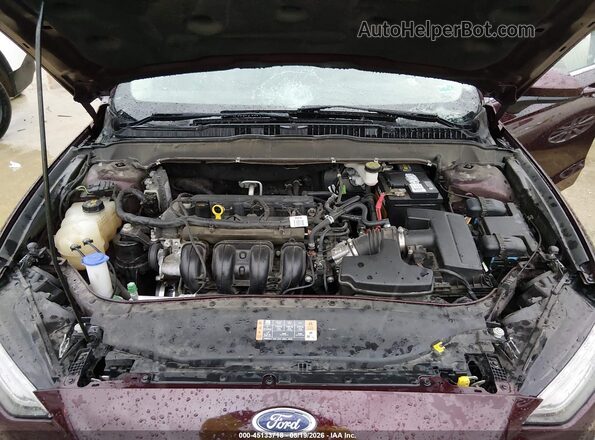 3FA6P0H79HR412331 2017 FORD FUSION Burgundy Widok z tyłu