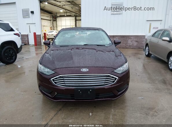 3FA6P0H79HR412331 2017 FORD FUSION Burgundy Widok zestawu wskaźników