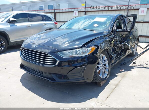 3FA6P0H79LR129033 2020 FORD FUSION Black Vista tres cuartos delantera izquierda