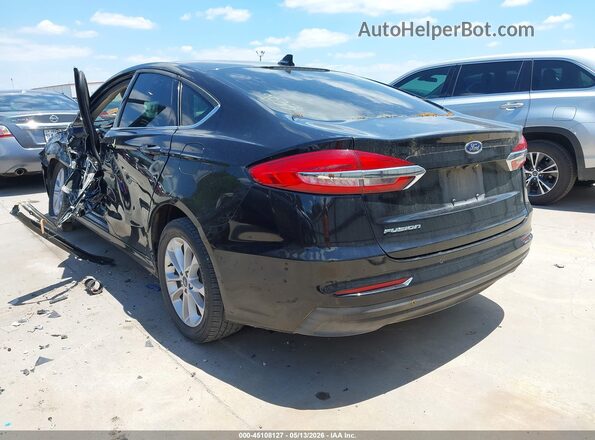 3FA6P0H79LR129033 2020 FORD FUSION Black Trasero izquierdo