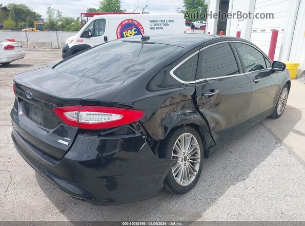 3FA6P0H90GR257314 2016 FORD FUSION Black Tył prawy
