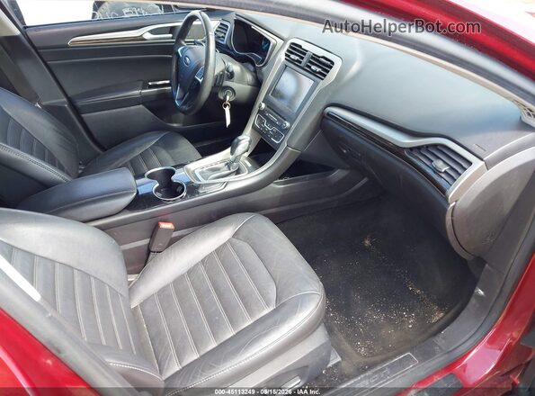 3FA6P0H95GR267076 2016 FORD FUSION Red Vista interior delantera