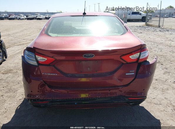 3FA6P0H97GR155203 2016 FORD FUSION Red 