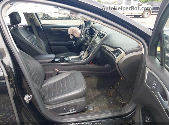 3FA6P0HD0GR376159 2016 FORD FUSION Черный Вид салона спереди